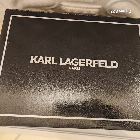 Karl Lagerfeld "Celest Raffia" Espadrille Wedge Sandals. NIB. Size 11 - Picture 10 of 11